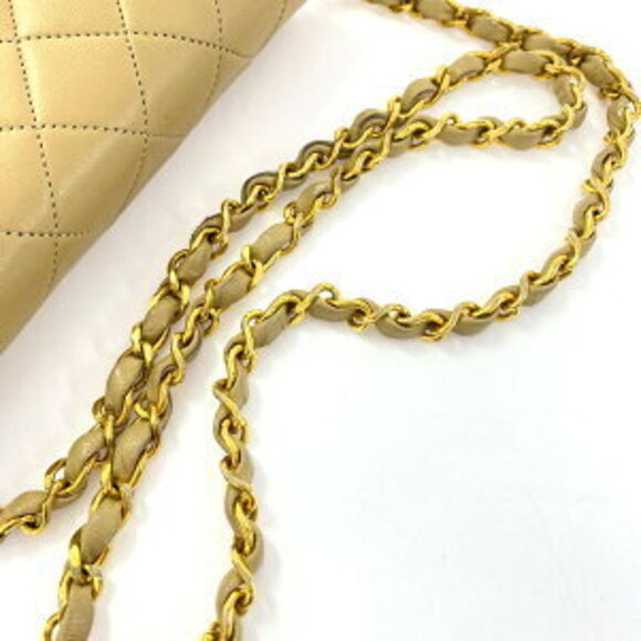 Chanel Matelasse Coco Mark Shoulder Bag Beige - Picture 9 of 10